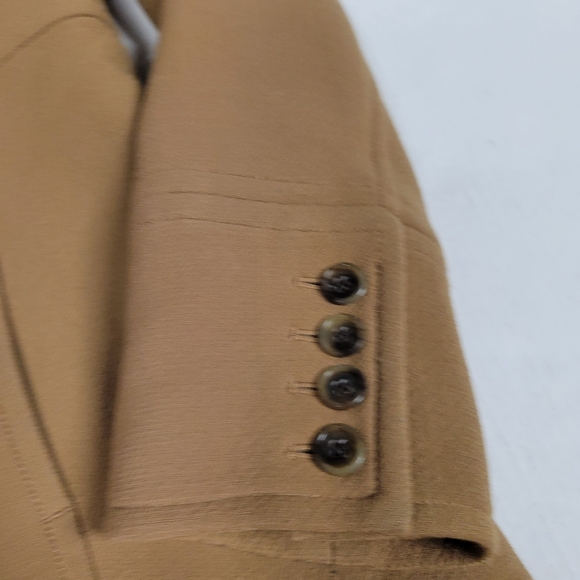 J. Crew Tan Women’s Wool Blend Italian Double Cloth Coat Lady Day Coat Tan Camel - Picture 6 of 11